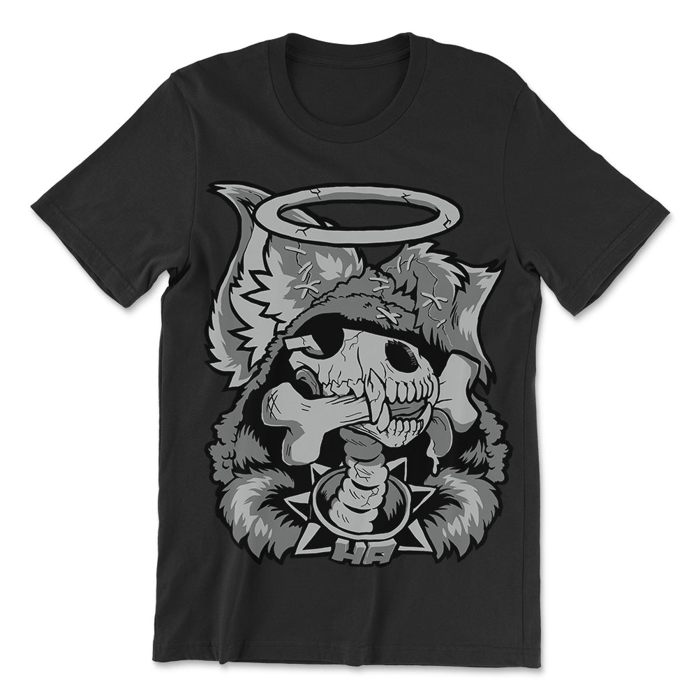Dog Bone - Black Shirt – HyenaAgenda
