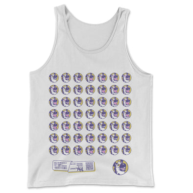 Animation Tank Top - White