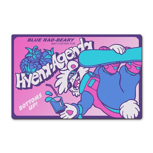 Blue Radbeary Fabric Top Gaming Mousepad