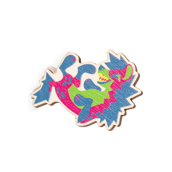 Cackleberry Cherry Wooden Pin