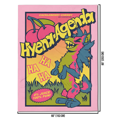 Cackleberry Cherry Throw Blanket