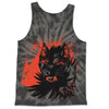 Dire Wolf Tie Dye Tank Top - Stealth