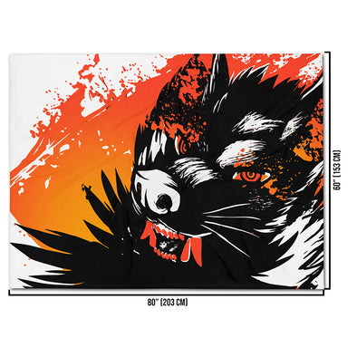 Dire Wolf Throw Blanket