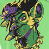 Eject Tie Dye Shirt - Neon Green