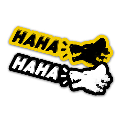 Haha Wallet Sticker HYENA AGENDA STORE – HyenaAgenda