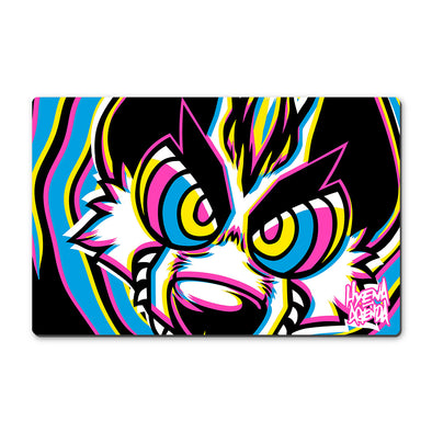 [FINAL STOCK] CYMK Hypno Fabric Top Gaming Mousepad