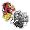 Kaiju vs Robot Sticker Pack