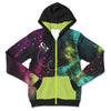 Space All Over Zip Hoodie - Andromeda