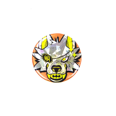 Sparkly Pin Button - Werewolf