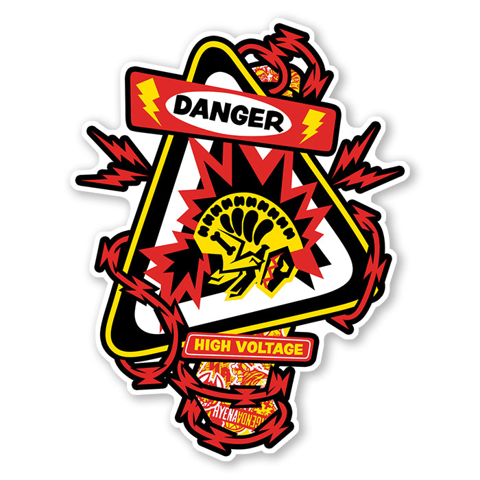 High Voltage Sticker – HyenaAgenda