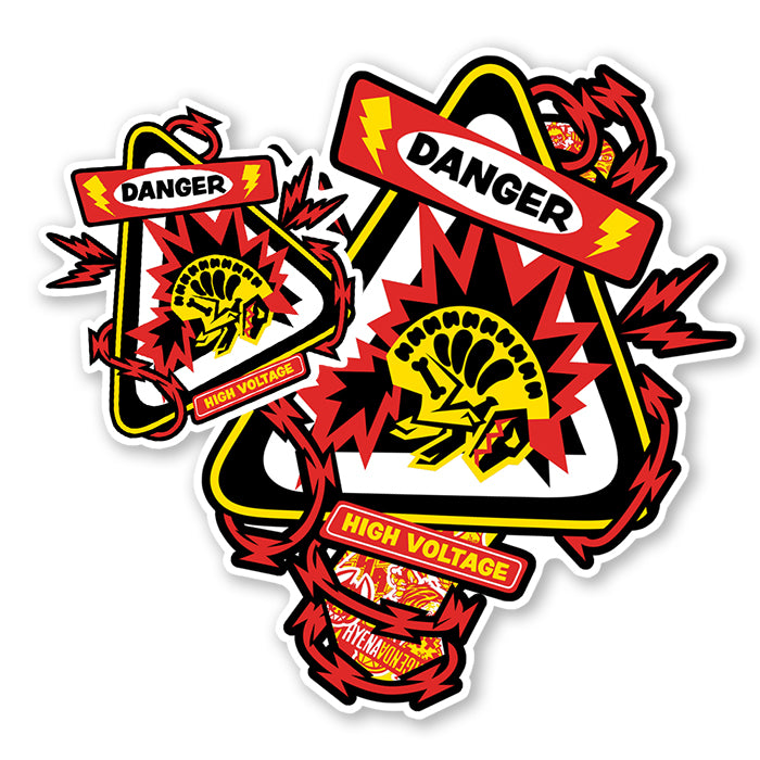 High Voltage Sticker – HyenaAgenda