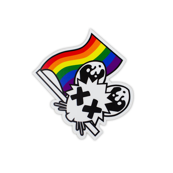 Sticker - Rainbow Play Dead